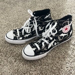 Almost New limited Edition Kids shark week Convers